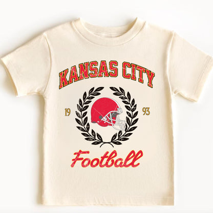 Kansas City Football Toddler Shirt - Kids Game Day Retro Apparel