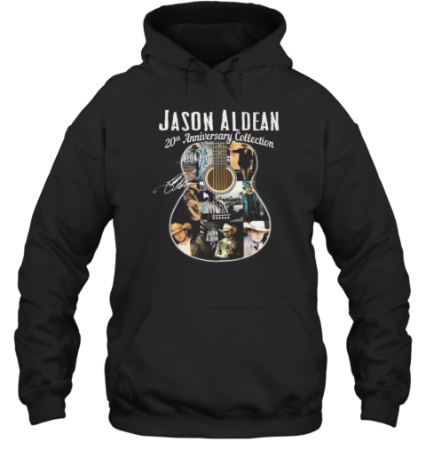 Jason Aldean 20Th Anniversary Collection Guitar Signatures T-Shirt