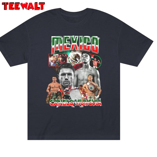 Limited Jaime Munguia Shirt, Canelo Vs Munguia Vintage Short Sleeve Unisex Hoodie