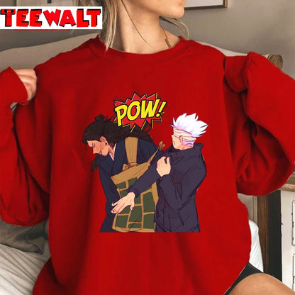 Funny Gojo Slap Vs Smith Slap Jujutsu Kaisen 0 Unisex Sweatshirt