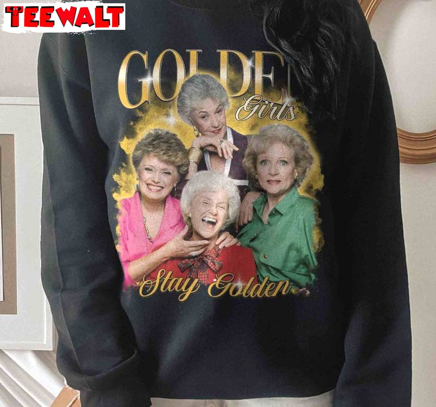 Golden Girls Stay Golden Shirt, Comfort Golden Girls Unisex Hoodie Short Sleeve