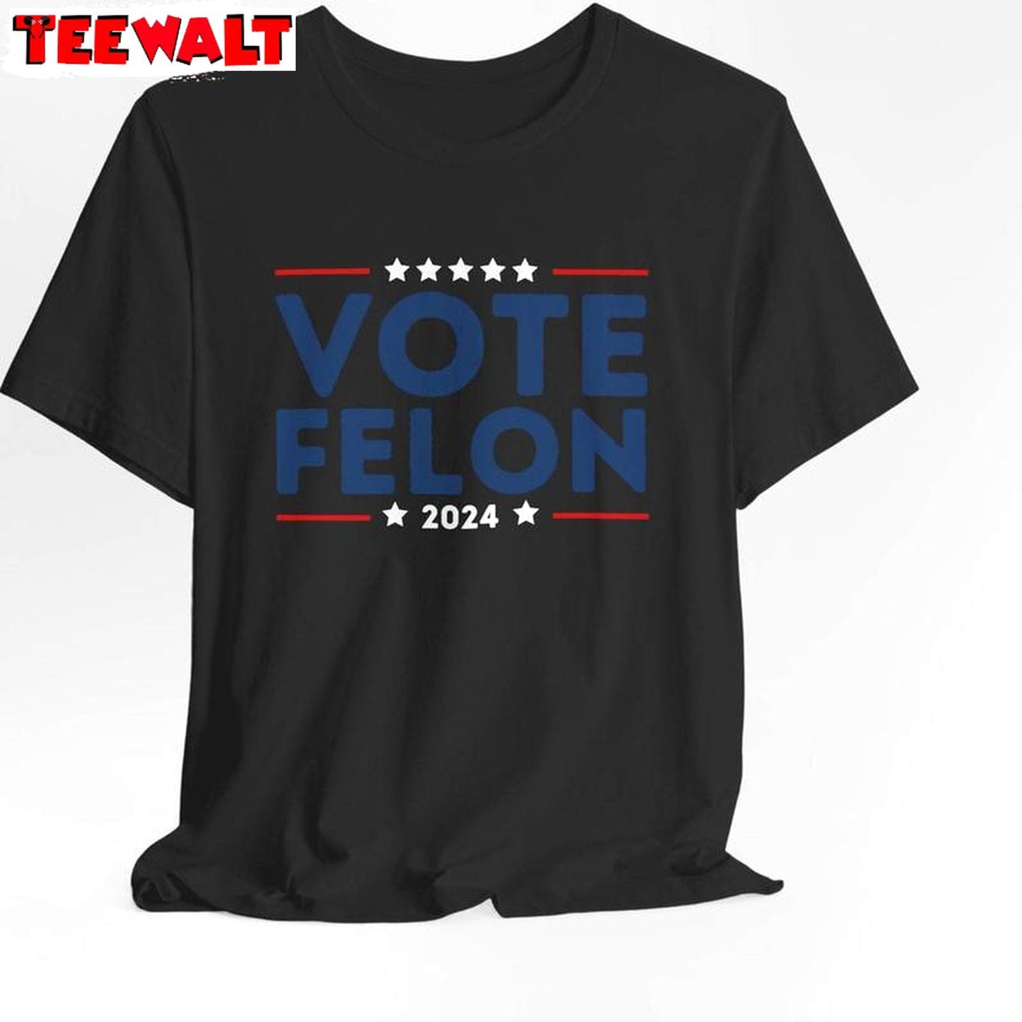 Unique Vote Trump Sweatshirt , Comfort I'm Voting For The Felon Shirt Long Sleeve