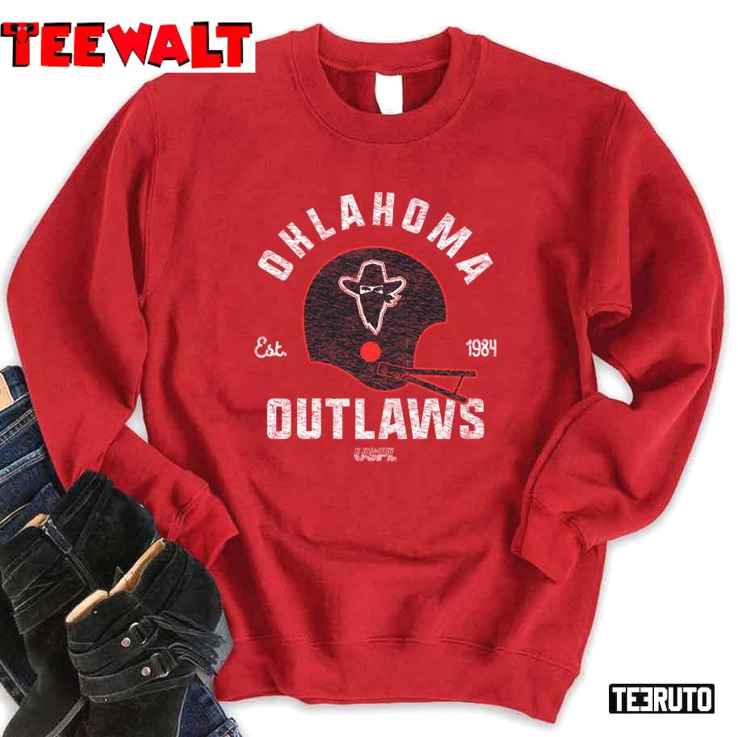 Defunct Series Oklahoma Outlaws Unisex Sweatshirt