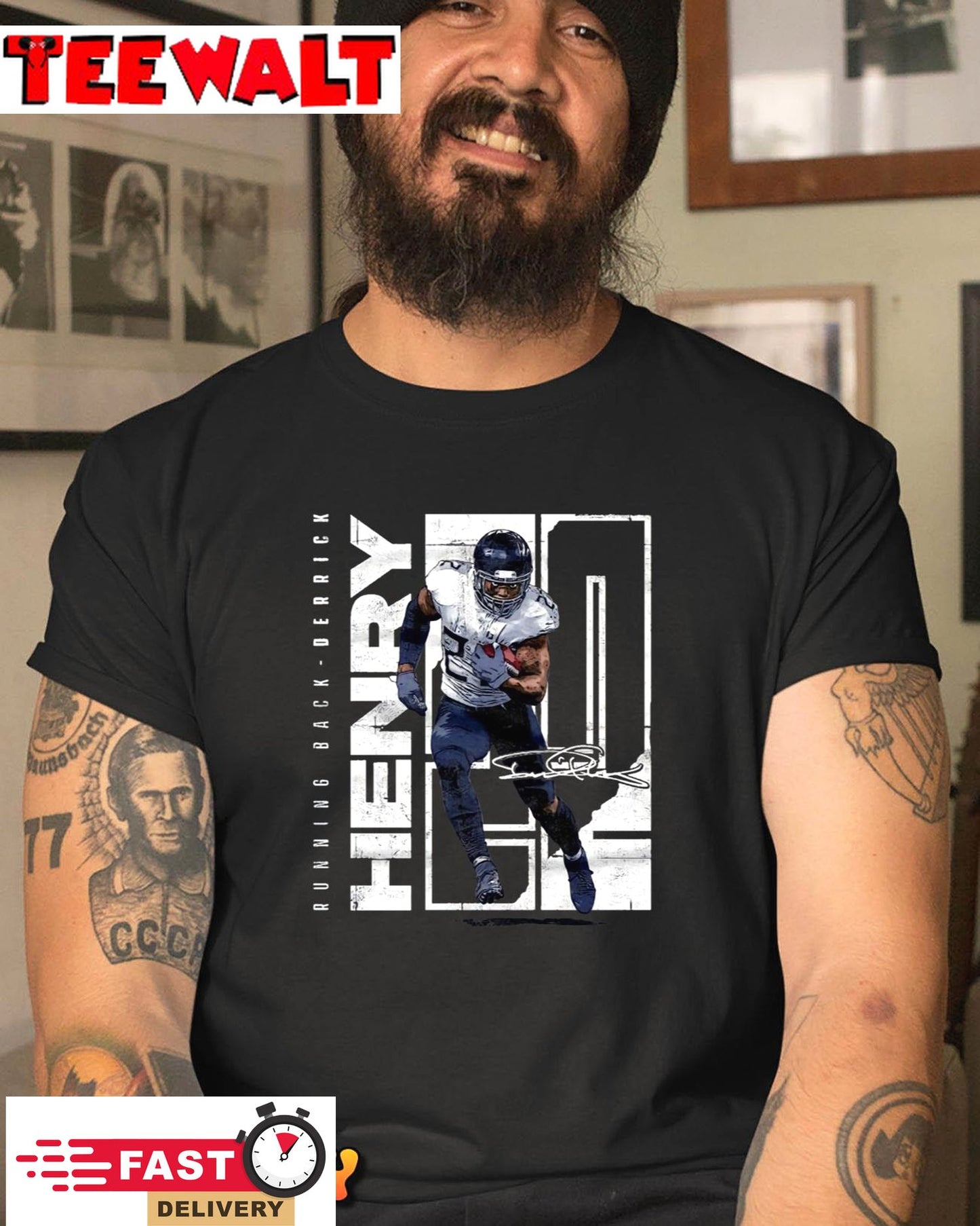 Vintage Art Derrick Henry Unisex T-Shirt