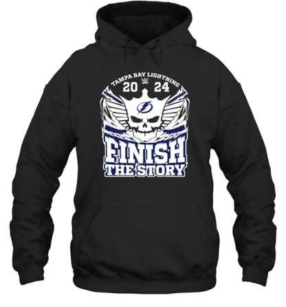 Cody Rhodes X Tampa Bay Lightning 2024 Finish The Story T-Shirt