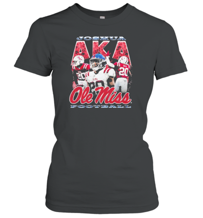 Joshua Aka #20 Ole Miss football picture collage 90s bootleg T-Shirt