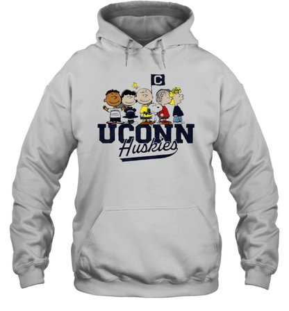 Peanuts Characters Uconn Huskies The Gang T-Shirt