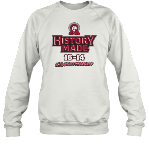 Northern Illinois Huskies History Made No Luck Needed T-Shirt