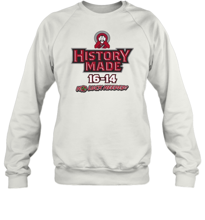 Northern Illinois Huskies History Made No Luck Needed T-Shirt