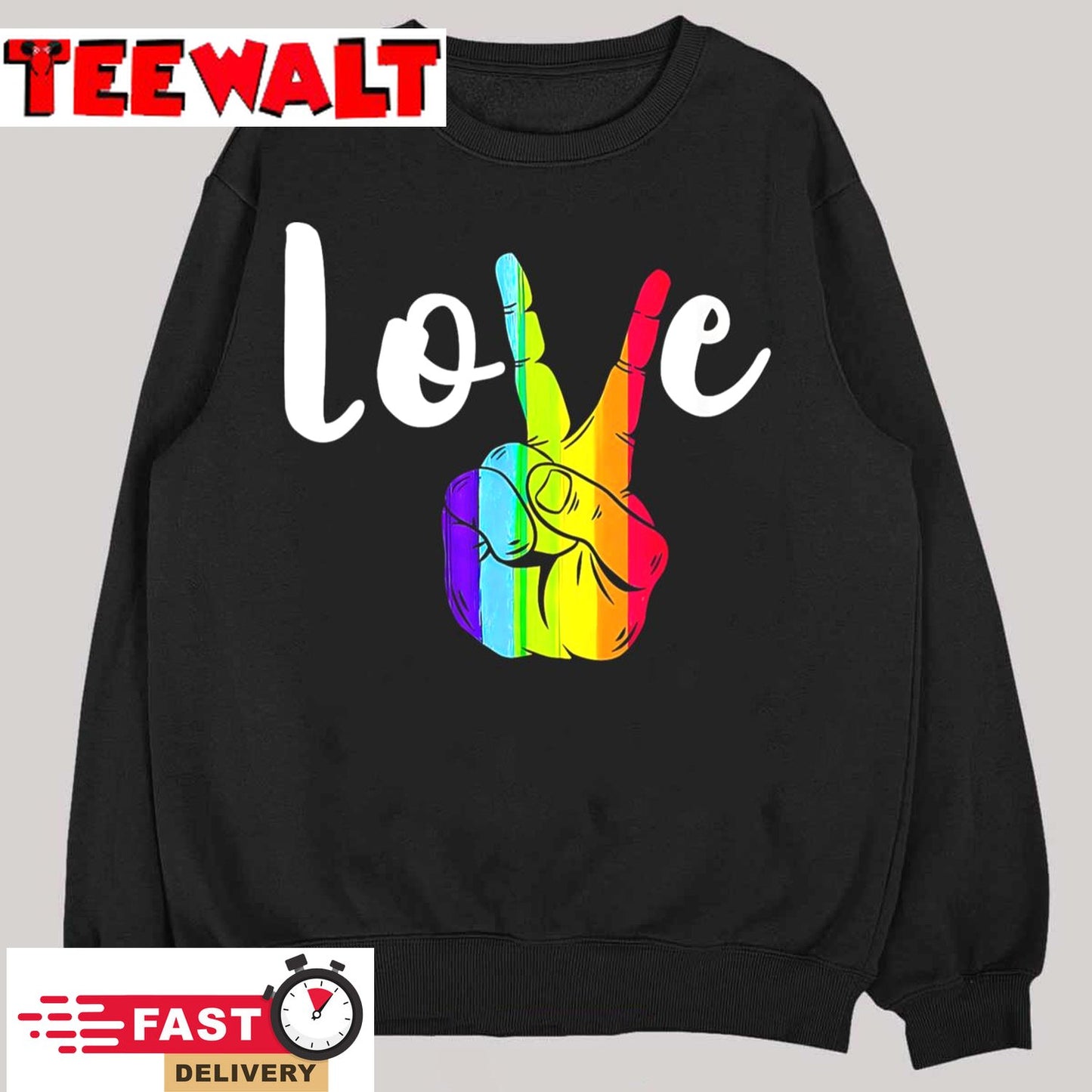 Pride Love is Love Equality Rainbow LGBTQ T-Shirt