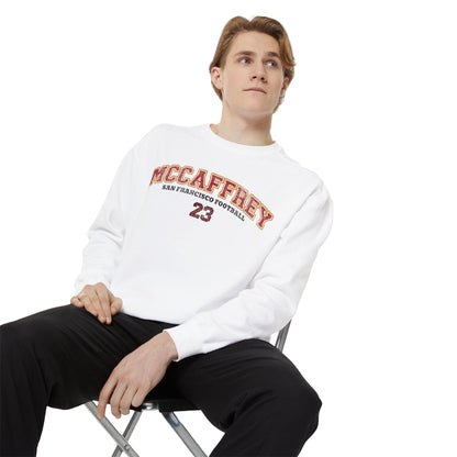 San Francisco Football Sweatshirt - Vintage Christian Mccaffrey Crewneck