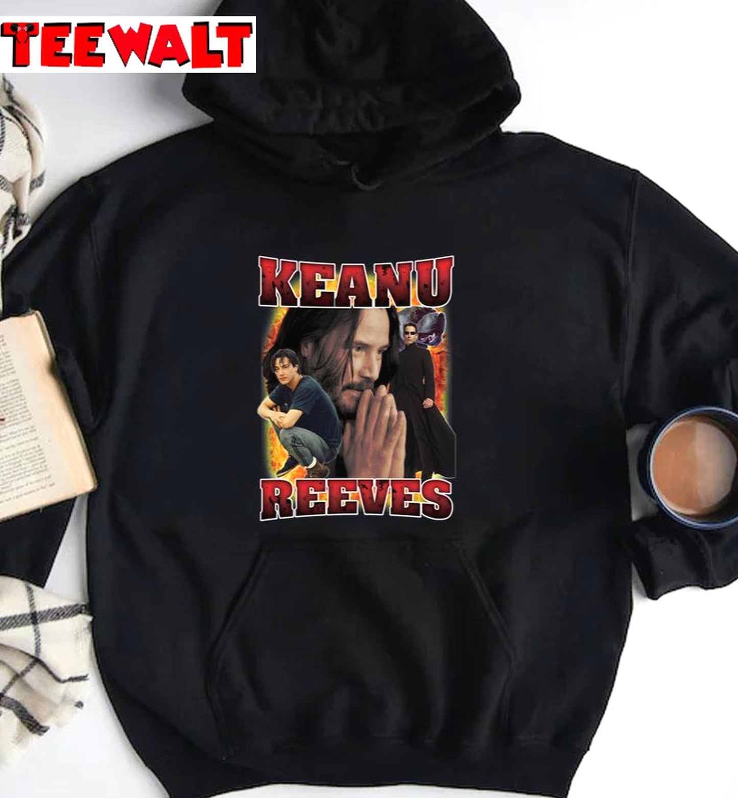 Keanu Reeves Vintage Bootleg 90s Unisex T-Shirt