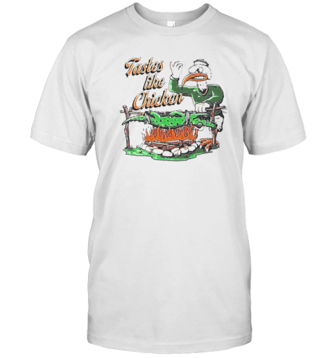 Original Miami Hurricanes Florida Gators Tastes Like Chicken T-Shirt