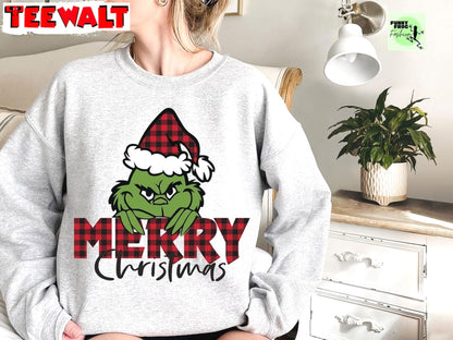 Funny Grinch Christmas Sweatshirt, Grinchmas Holiday Shirt