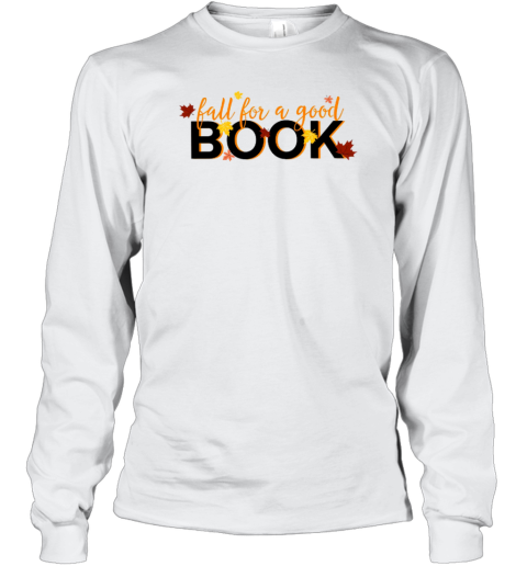 Fall For A Book Maple Leaves Teacher T-Shirt