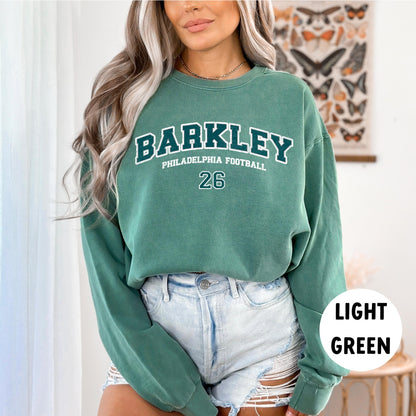 Saquon Barkley Comfort Colors Philadelphia Eagles Sweatshirt