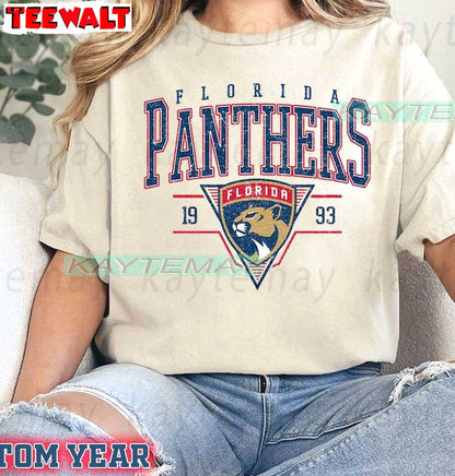 Limited Florida Panthers Shirt, New Rare Florida Crewneck Long Sleeve