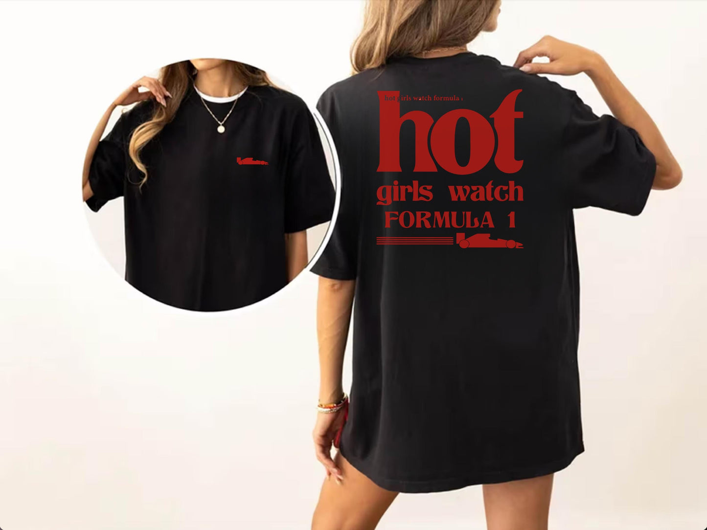 Hot Girl Formula 1 Stylish Pocket Shirt