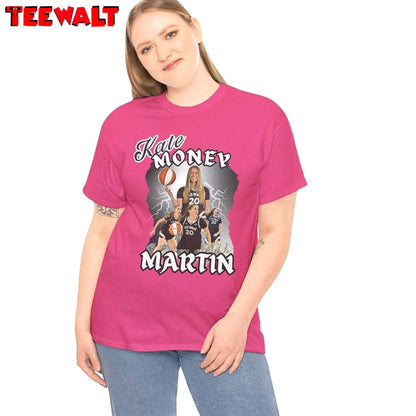 Kate Martin Must Have Shirt, New Rare Money Martin Short Sleeve Crewneck