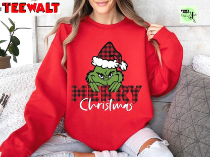 Funny Grinch Christmas Sweatshirt, Grinchmas Holiday Shirt