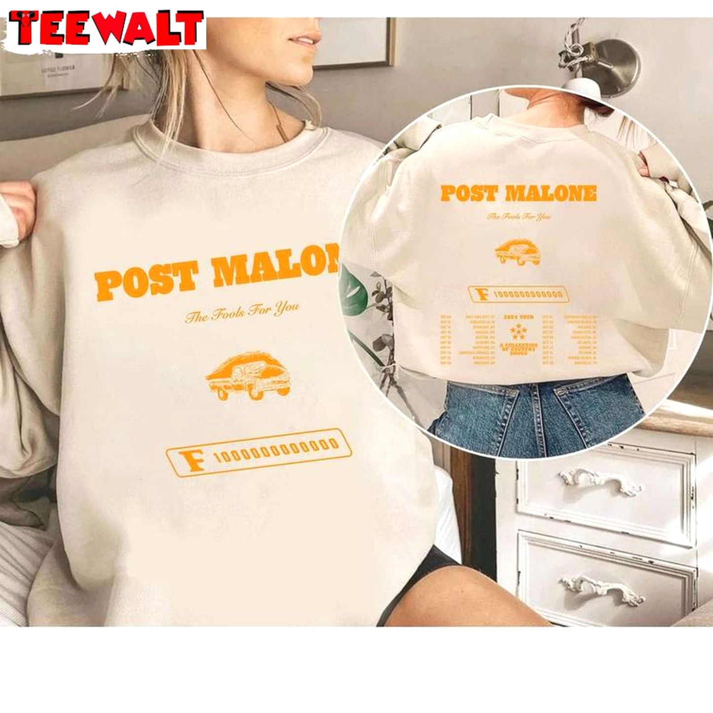 Cool Design Post Malone Tour Shirt, Post Malone 2024 Tour