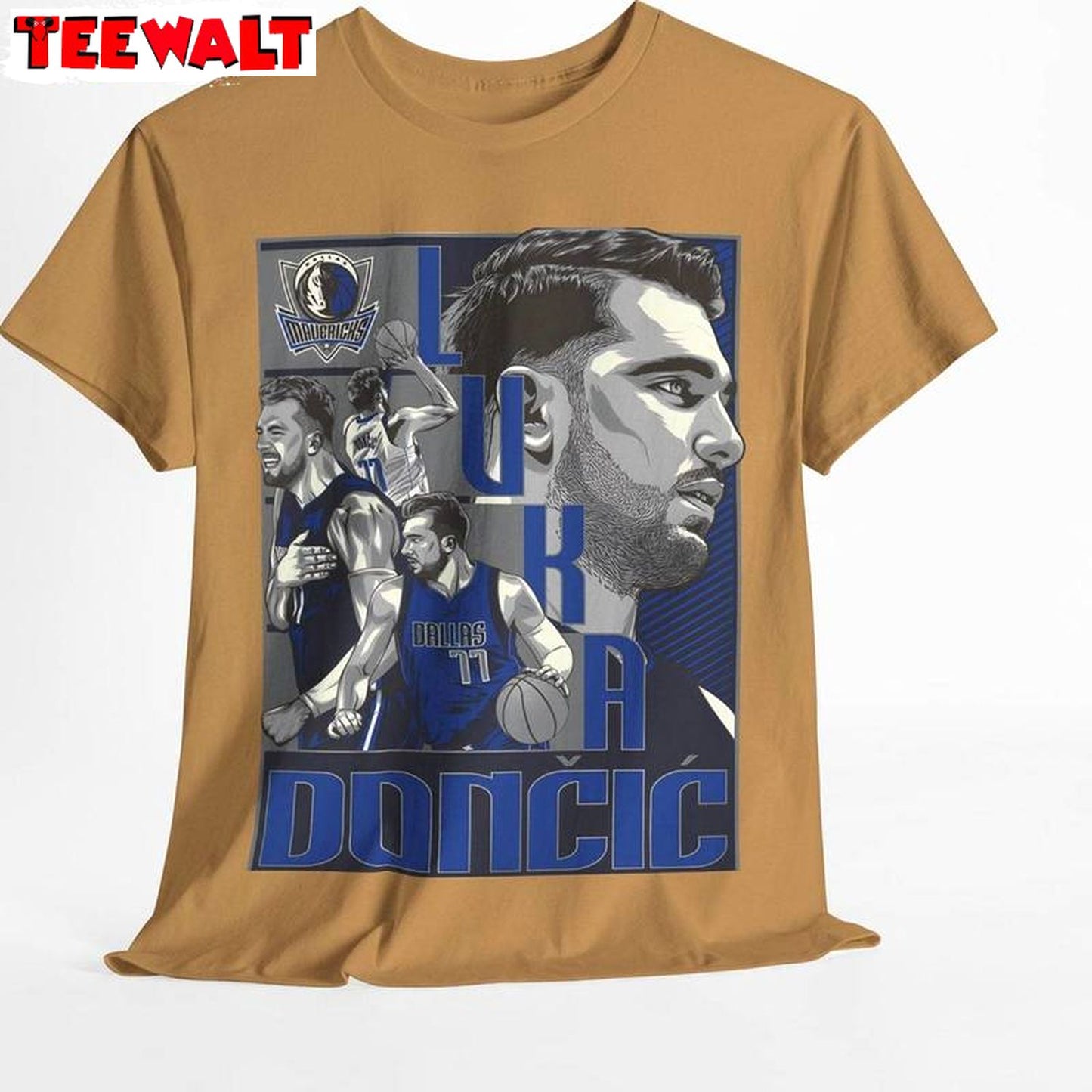 Trendy Luka Doncic Shirt, Comfort Mba Playoffs Short Sleeve Crewneck