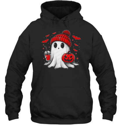 Halloween Tampa Bay Buccaneers NFL Football Fan Ghost With Pumpkin T-Shirt