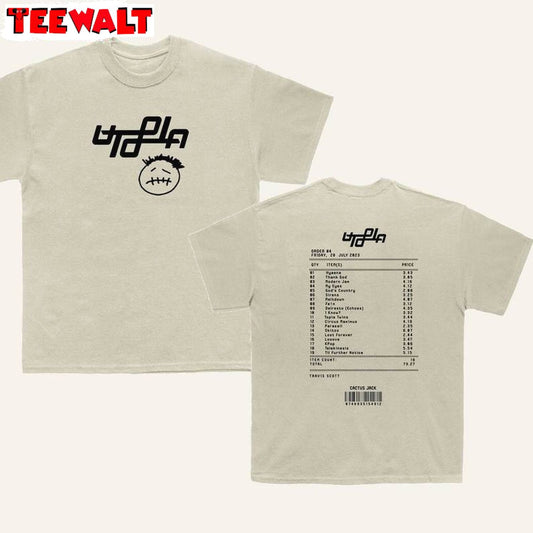 Comfort Utopia Album Sweatshirt, Limited Travis Scott Shirt Long Sleeve