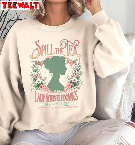 Society Papers Inspired Sweatshirt , New Rare Lady Whistledown Shirt Crewneck