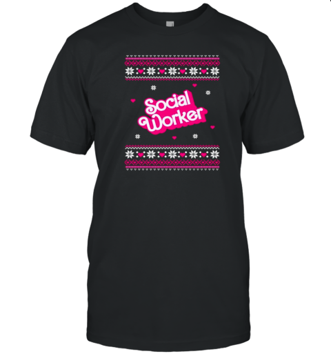 Barbie Social Worker Christmas 2024 T-Shirt