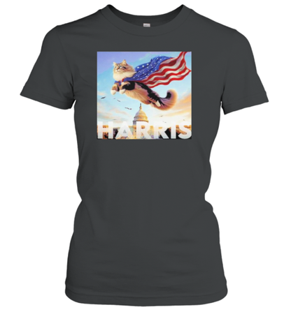 Cat Ladies For Harris 2024 T-Shirt