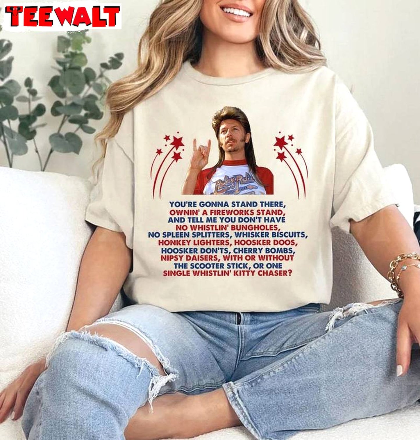 Trendy Independence Day Sweatshirt , New Rare Joe Dirt 4th Of July Shirt Long Sleeve