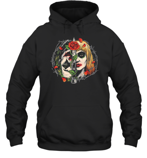 Joker and Harley Quinn Strange Couple T-Shirt