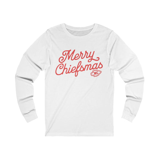 Long Sleeve Christmas Kansas City Football Shirt - Chiefs Sweatshirt