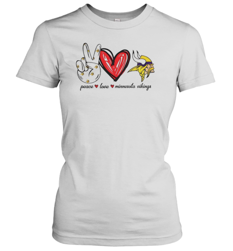 Peace Love Minnesota Vikings T-Shirt