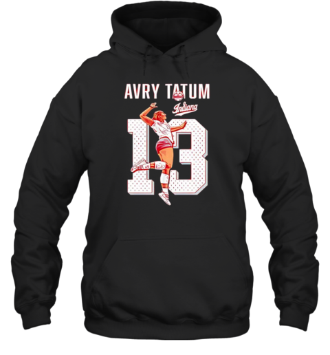 Avry Tatum Indiana Volleyball cartoon T-Shirt