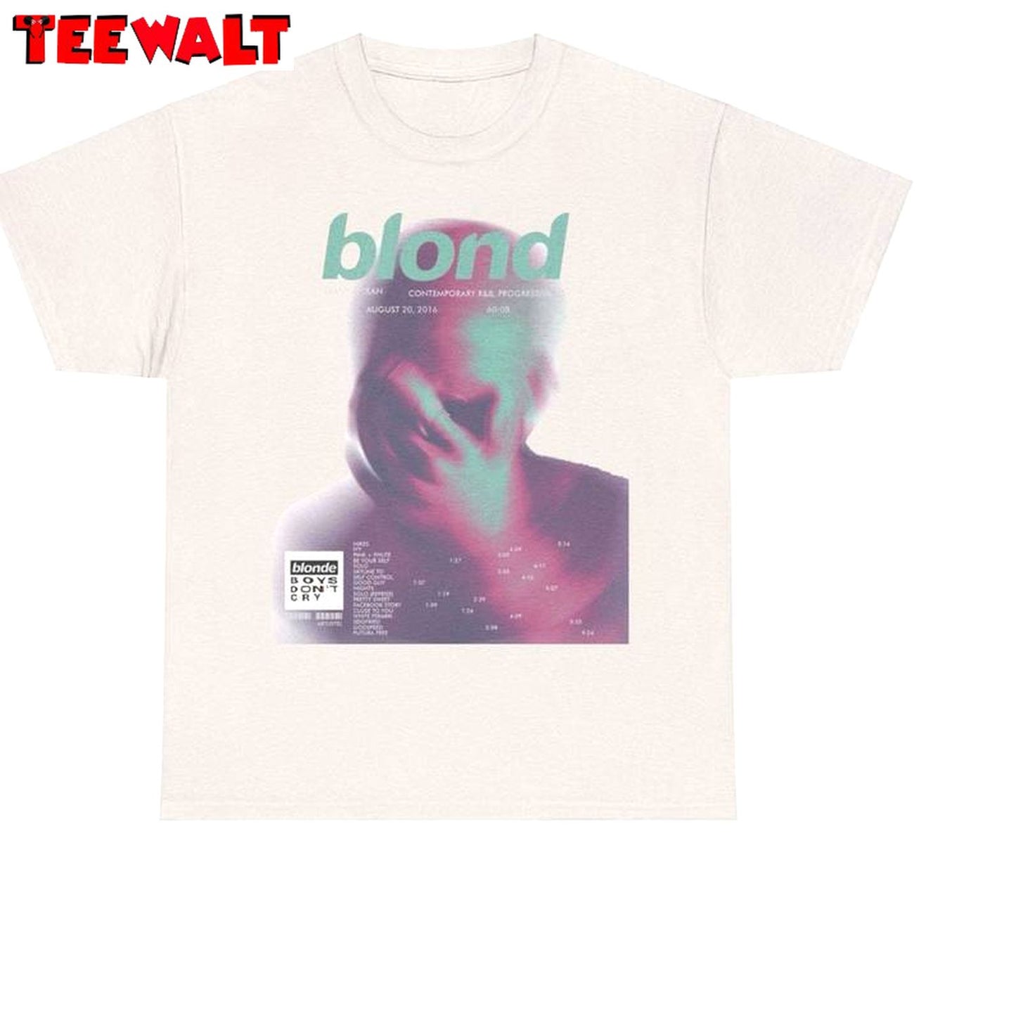 Trendy Blond Album Short Sleeve , Creative Frank Ocean Blond