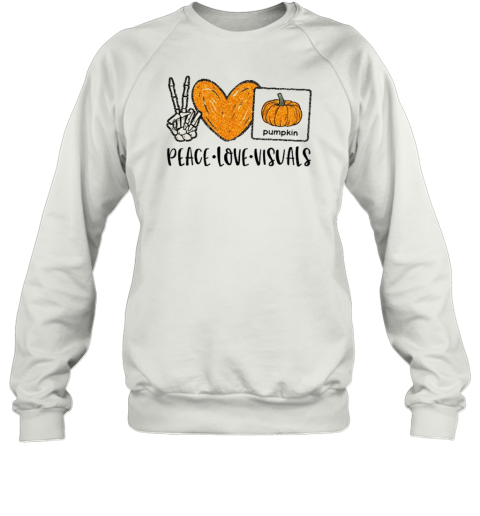 Peace Love Visuals Teacher T-Shirt