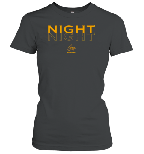 Funny Stephen Curry Night Night Signature T-Shirt