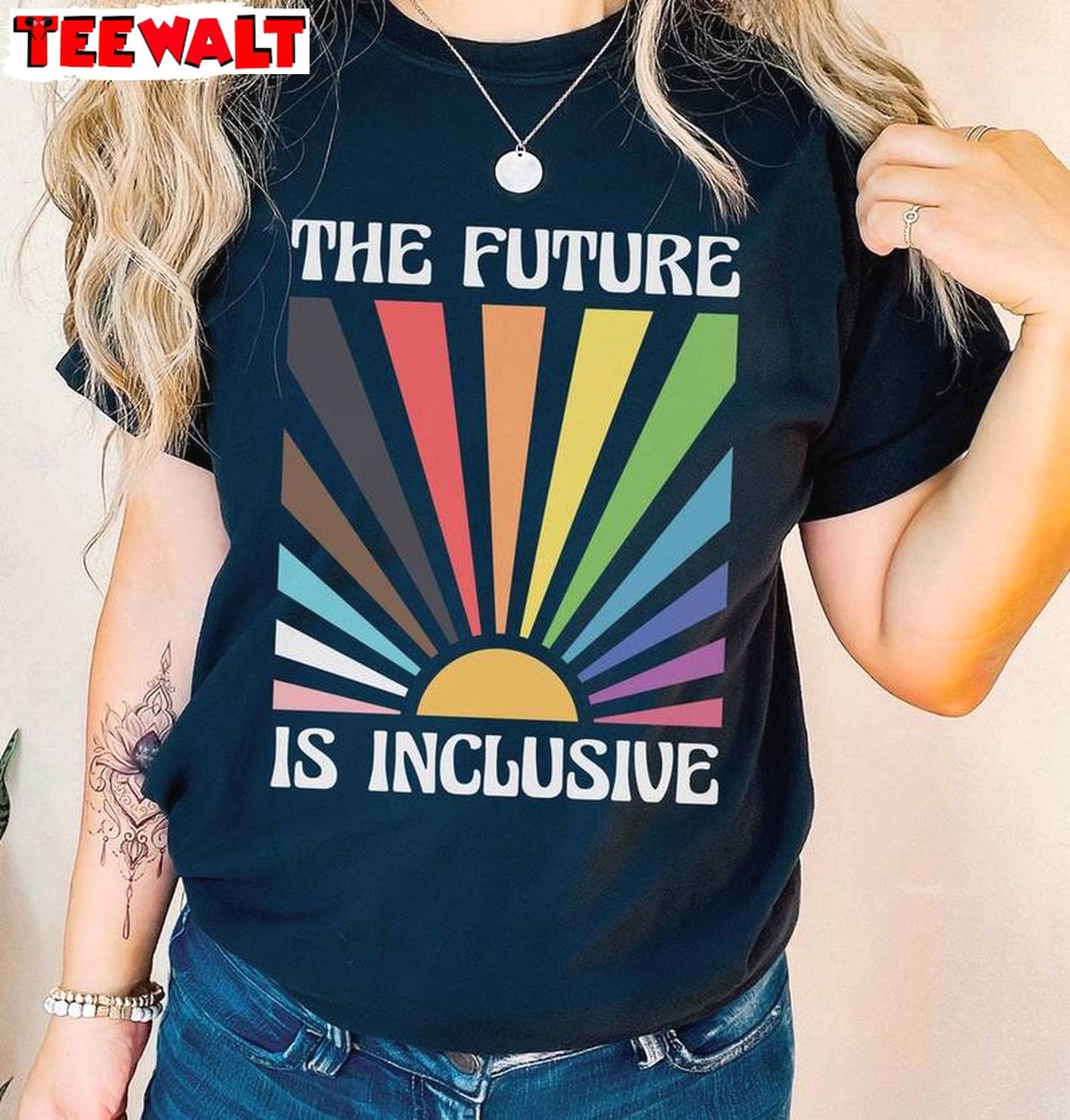 The Future Is Inclusive Limited Shirt, Comfort Colors Reg Crewneck Long Sleeve