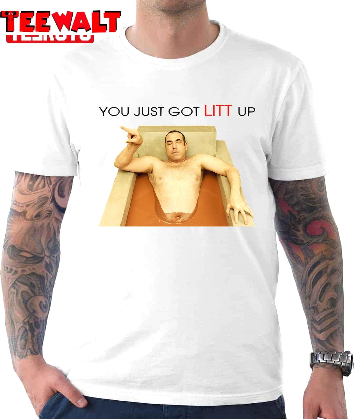 You Just Got Litt Up Louis Litt Suits Quote Unisex T-Shirt