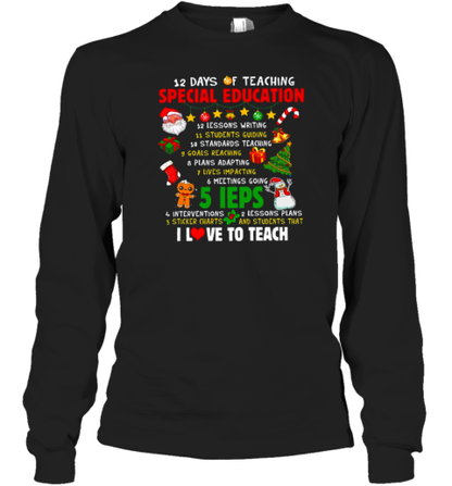 12 Days Of Teaching Special Education Teacher T-Shirt