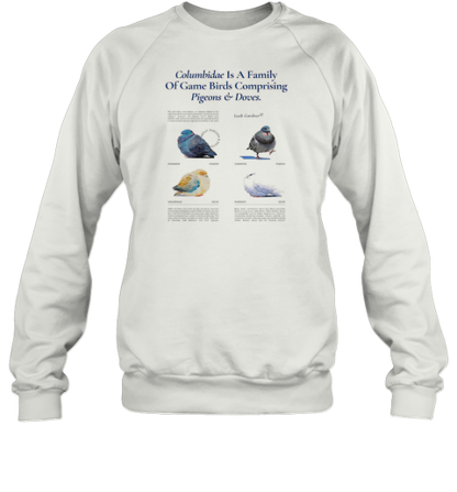 Columbidae Is A Family Of Game Birds Comprising Pigeons And Doves T-Shirt