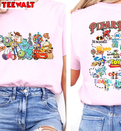 Comfort Colors Pixar Pier Disneyland Shirt, Disneyland Crewneck Long Sleeve