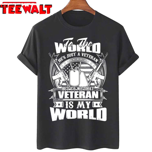 Veteran Is My World Unisex T-Shirt