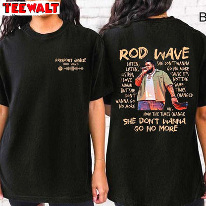 Rod Wave T Shirt, Last Lap Tour Hip Hop Shirt