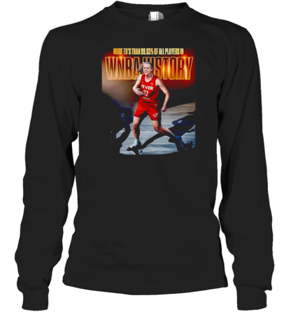 Caitlin Clark First Rookie To Earn Player Month Honors WNBA History 2024 T-Shirt