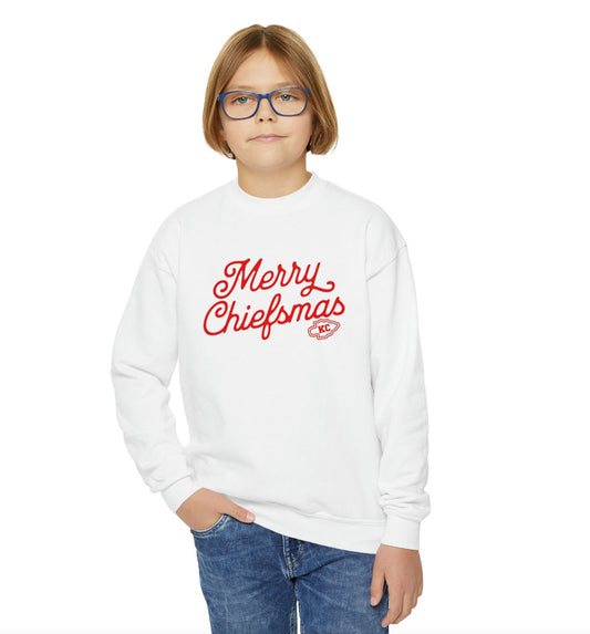 Kids Kansas City Football Sweatshirt, Youth Christmas Football Shirt