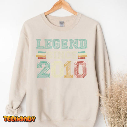 12 Years Old Legend Since 2010 12th Birthday T-Shirt