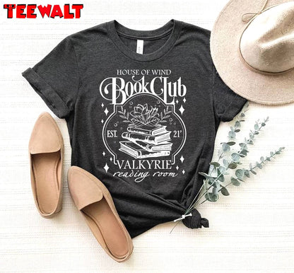 Valkyrie Reading Room T Shirt , House Of Wind Book Club Sweatshirt Sweater